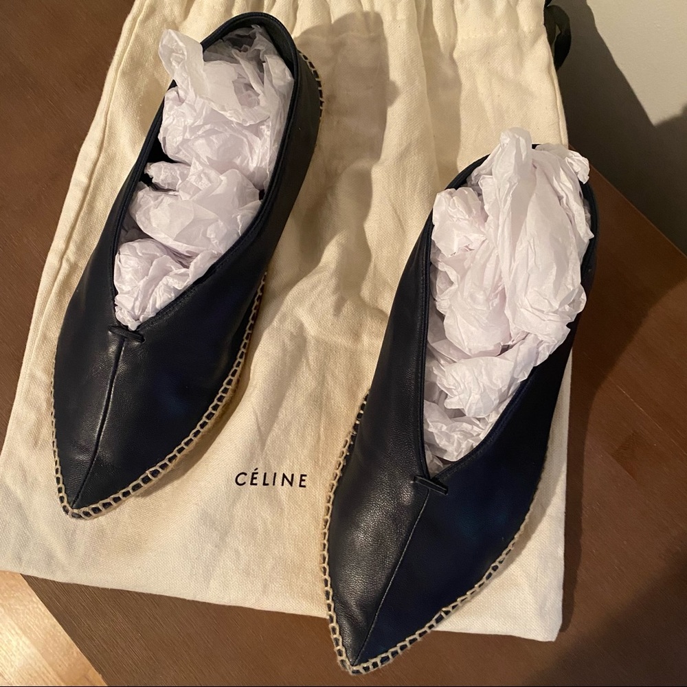 CÉLINE by Phoebe Philo Pointed Espadrilles